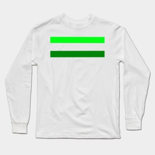 Green Stripes Long Sleeve T-Shirt